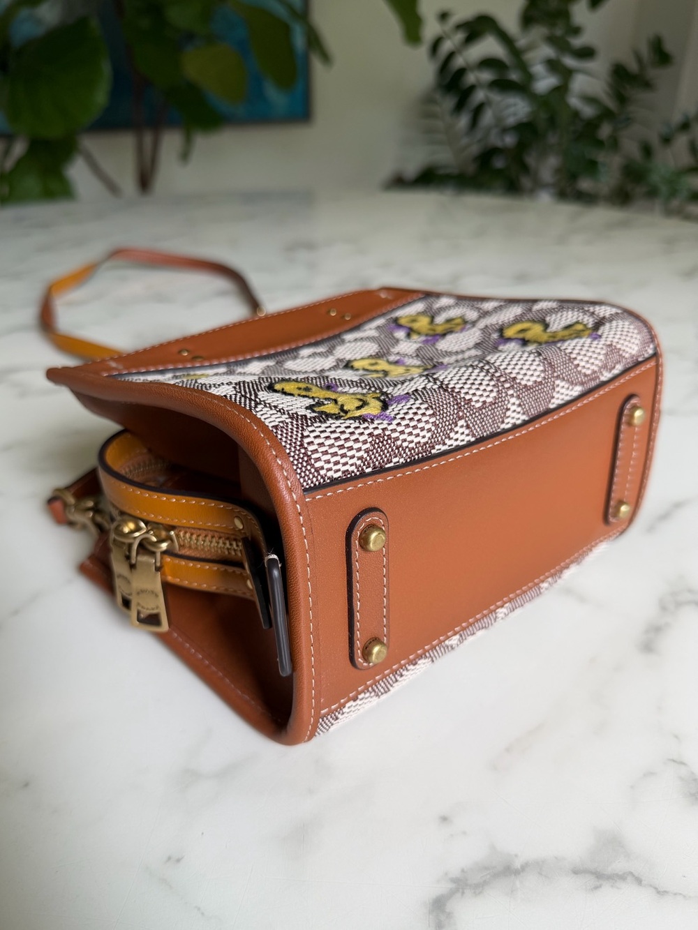 Coach Rogue 17 In Signature Textile Jacquard With Duck Motif C6164 Crossbody Bag - Picture 7 of 15